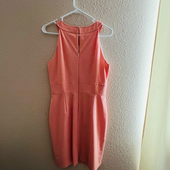 Elegant Pink Sleeveless Dress - Picture 2 of 4